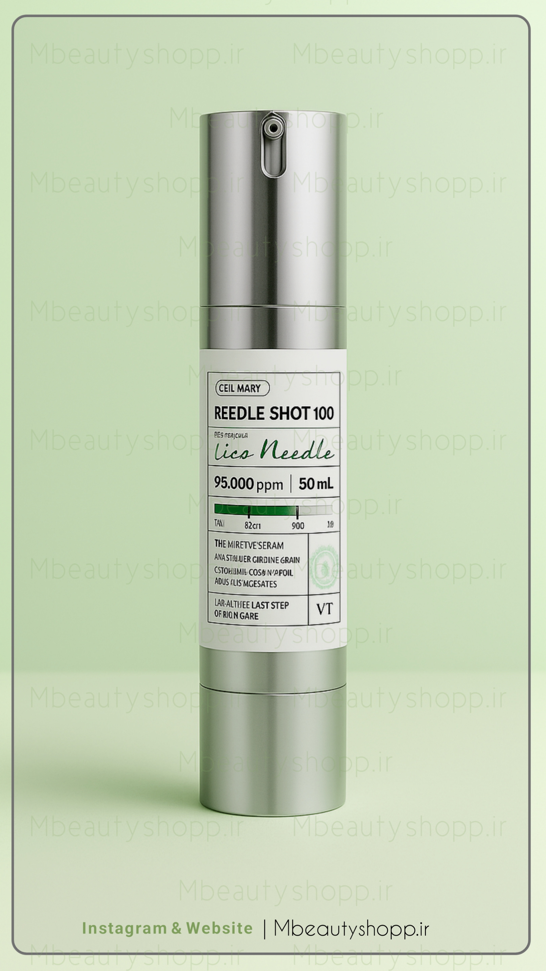 خرید و قیمت سرم جوانساز لیفت کننده ضد لک و روزنه سوزنی ریدل شات 100 با حجم 50ml